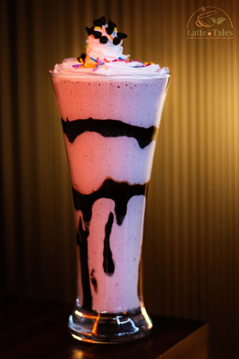 Strawberry falooda